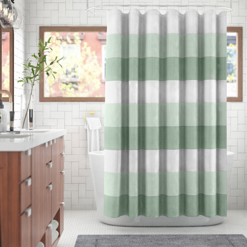Green Shower Curtains & Shower Liners You'll Love